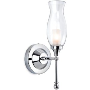 FIRSTLIGHT ASTON WALL LIGHT CHROME WITH CLEAR GLASS