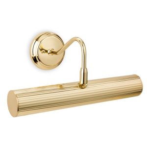FIRSTLIGHT REEDED PICTURE LIGHT - 2 LIGHT POLISHED BRASS
