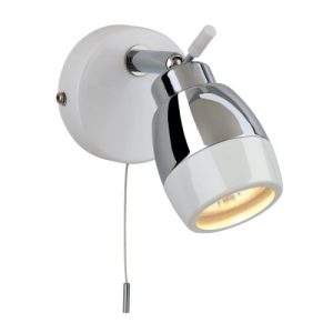 FIRSTLIGHT MARINE SINGLE SPOT WHITE WITH CHROME