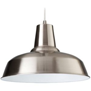 FIRSTLIGHT SMART PENDANT BRUSHED STEEL WITH WHITE INSIDE
