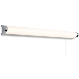 FIRSTLIGHT AMARI 14W WALL LIGHT (SWITCHED) CHROME WITH POLYCARBONATE DIFFUSER
