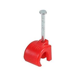 RED 7MM ROUND CABLE CLIP (TBD)