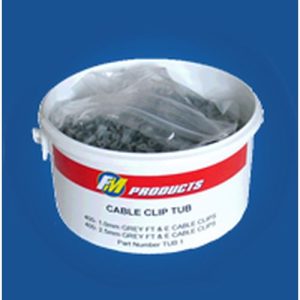 TRADE TUB 400 X 1MM/2.5MM T&E CLIP