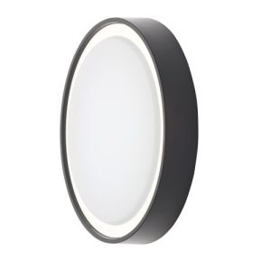 FORUM RIPON LED 270MM RND FLUSH BLACK