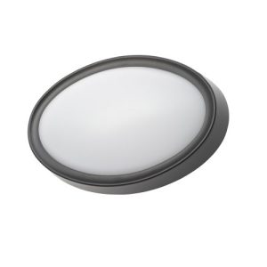FORUM OXFORD OVAL LED FLUSH BLACK