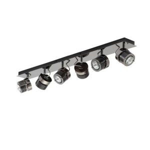 FORUM PEDRO 6LT SPOT BAR BLKCHR BLACK NICKEL