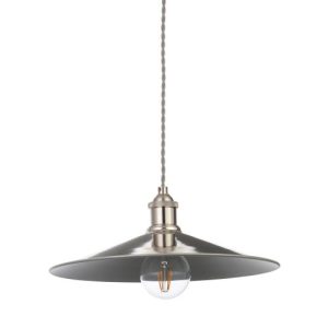 FORIM DINER SHADE POLISHED NICKEL LARGE RIGEL SHADE ONLY