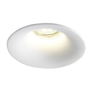 FORUM CABRA PLASTER ROUND RECESSED FLUSH DOWN LIGHT WHITE