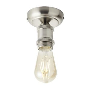 FORUM PADUA E27 FLUSH LAMP HOLDER PEW PEWTER