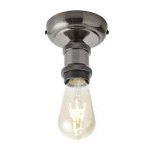 FORUM PADUA E27 FLUSH LAMP HOLDER SATNIC SATIN NICKEL