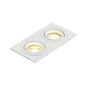 FORUM PASTO DOUBLE ALUM SQ ADJ DL GU10 WHITE