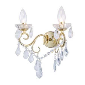 FORUM VELA 2LT BATH CHAND SATBRS SATIN BRASS
