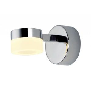 FORUM RHEA RING 1LT LED BROOM WL CHROME