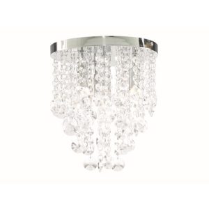 FORUM CELESTE 260MM DIA FLUSH CHR CHROME
