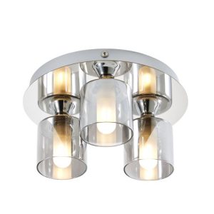FORUM PATRAS 3LT PLATE FLUSH SMOKE/CHROME SMOKE/ CHROME