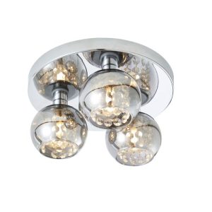 FORUM MEGARA 3LT BATHROOM FLUSH CHROME/SMOKE CHROME/SMOKE