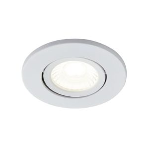 FORUM 3PK MWHT ADJ FIRERATED LED DOWNLIGHT 5W 4000K IP65 MATT WHITE