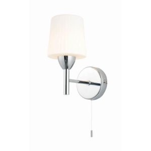 FORUM AQUARIUS 1LT WT RIBBED OPAL GLS CHROME