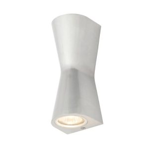 FORUM SKYE DOUBLE CONE 2LT GU10 WL POL ALUMINIUM