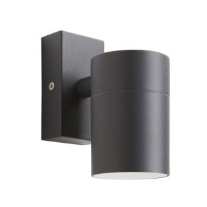 FORUM LETO GU10 IP44 FIXED UP OR DOWN ANTHRACITE WALL LIGHT