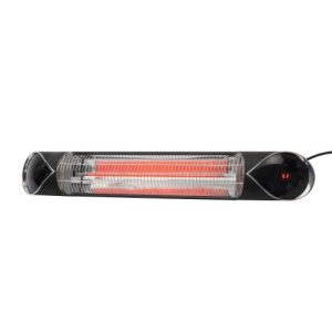 FORUM FLARE WALL MOUNTED PATIO HEATER WITH REMOTE CONTROL 2000W BLACK