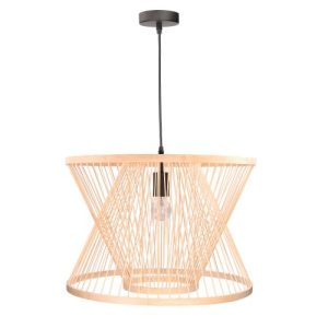 FORLIGHT PENDANT IP20 MEG E27 40W LIGHT WOOD