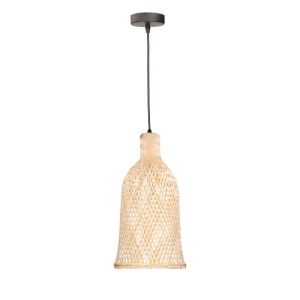 FORLIGHT PENDANT IP20 RIBA Ø210MM E27 40W BLACK