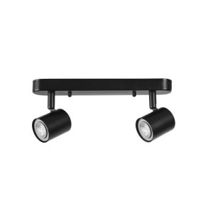 FORLIGHT SPOTLIGHT IP20 KEEPER DOUBLE GU10 BLACK