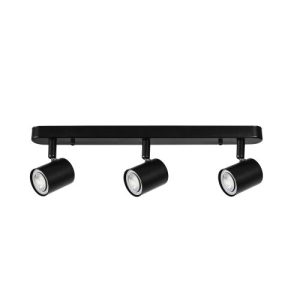 FORLIGHT SPOTLIGHT IP20 KEEPER TRIPLEX GU10 BLACK