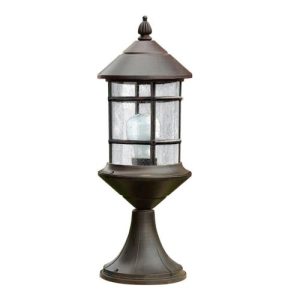FORLIGHT BOLLARD IP23 SIROS E27 BROWN