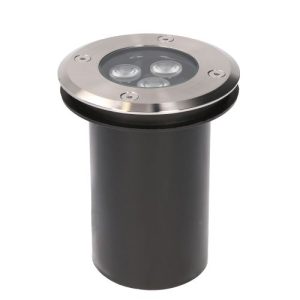 FORLIGHT RECESSED UPLIGHTING IP65/IP67 RINGO Ø110MM LED 2.7W 3000K POLISHED BLACK 218LM