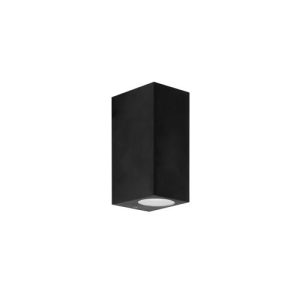 FORLIGHT WALL FIXTURE IP44 KUBO DOUBLE EMISSION GU10 7W BLACK