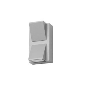 FORLIGHT WALL FIXTURE IP54 LOYD DOUBLE EMISSION LED 4.1W 3000K GREY 164LM