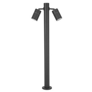 FORLIGHT BOLLARD IP44 PIXA GU10 8W BLACK