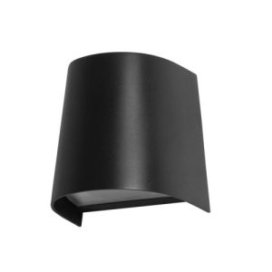 FORLIGHT WALL FIXTURE IP65 PRISMA GU10 8W BLACK