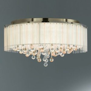 FRANKLITE 8-LIGHT AMBIENCE BRONZE FLUSH FITTING