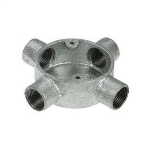 20MM GALV 4-WAY BOX