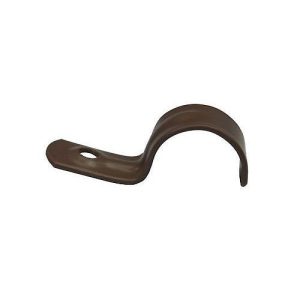 GALV 20MM POWERED COATED HALF SADDLE WHITE