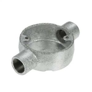 20MM GALV THROUGH BOX
