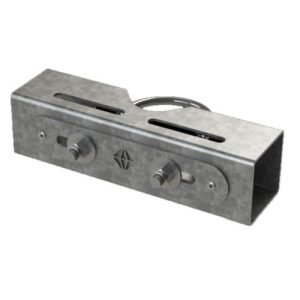SINGLE FLOODLIGHT BRACKET FOR 76MM COLUMN
