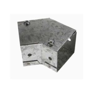 GALV 100MMX50MM 45-DEG FLAT BEND