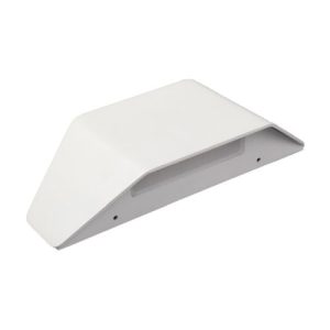 GAP IP54 240V 2X7W LED WHITE 6000K RECTANGULAR WHITE WALL LIGHT