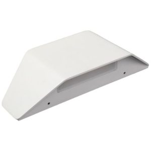 GAP IP54 240V 2X7W LED WARMWHITE 3000K RECTANGULAR WHITE WALL LIGHT