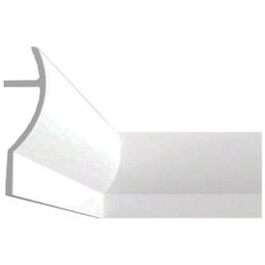 GAP FLUXUS DESIGN 280MM WHITE POLYURETHANE CEILING COVING (2M LENGTH)
