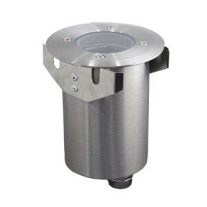 GAP IP65 240V 100MM GU10 STAINLESS STEEL RECESSED ROUND GROUND LIGHT
