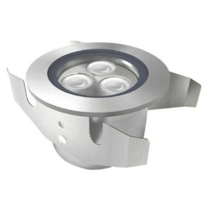 GAP IP68 316 STAINLESS STEEL 3W CREE 76MM SUBMERSIBLE RED LED RECESSED GROUND LIGHT
