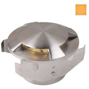 GAP IP68 316 STAINLESS STEEL 3W CREE 88MM AMBER LED RECESSED GROUND LIGHT