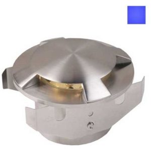 GAP IP68 316 STAINLESS STEEL 3W CREE 88MM BLUE LED RECESSED GROUND LIGHT