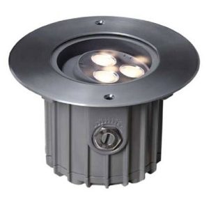 GAP IP67 6W 150MM ADJUSTABLE ANGLE WHITE 6000K LED RECESSED TILTABLE GROUND LIGHT