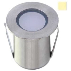 GAP IP68 316 STAINLESS STEEL 0.5W OSRAM 36MM WARMWHITE 3000K LED RECESSED GROUND LIGHT